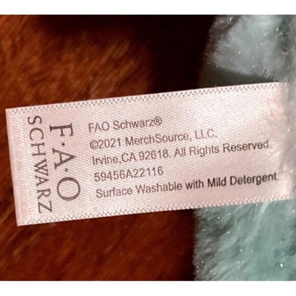 Fao Schwarz Dragon Stuffed Animal Glow Brights Light Sound Green 12" Working See - Picture 8 of 8